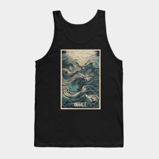 Inhale Waves Meditation Yoga Tank Top